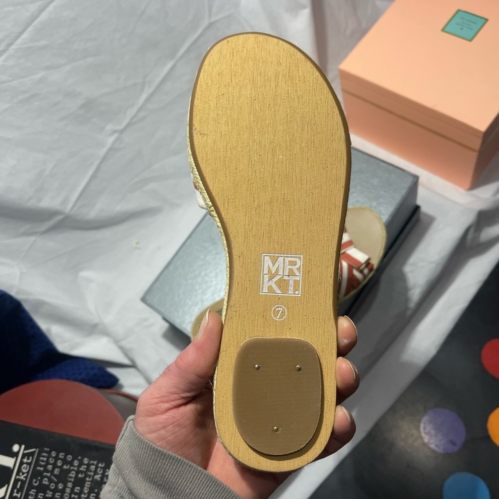 Mr & Mrs Italy Tan Sandals with Textured Sole